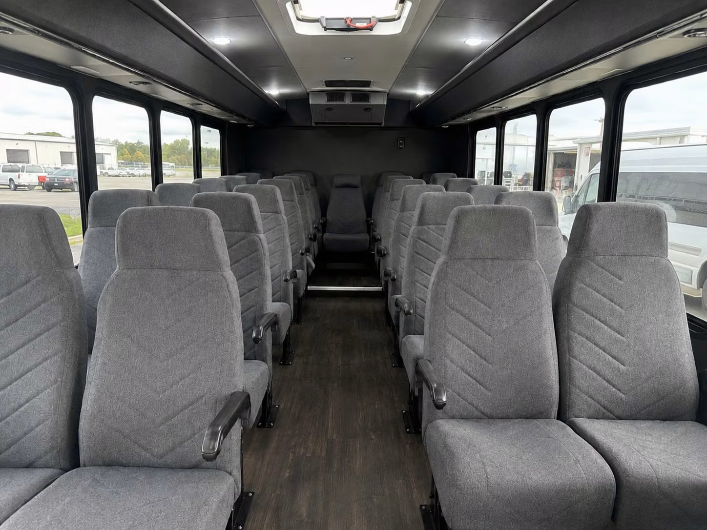 15 passenger minibus inside