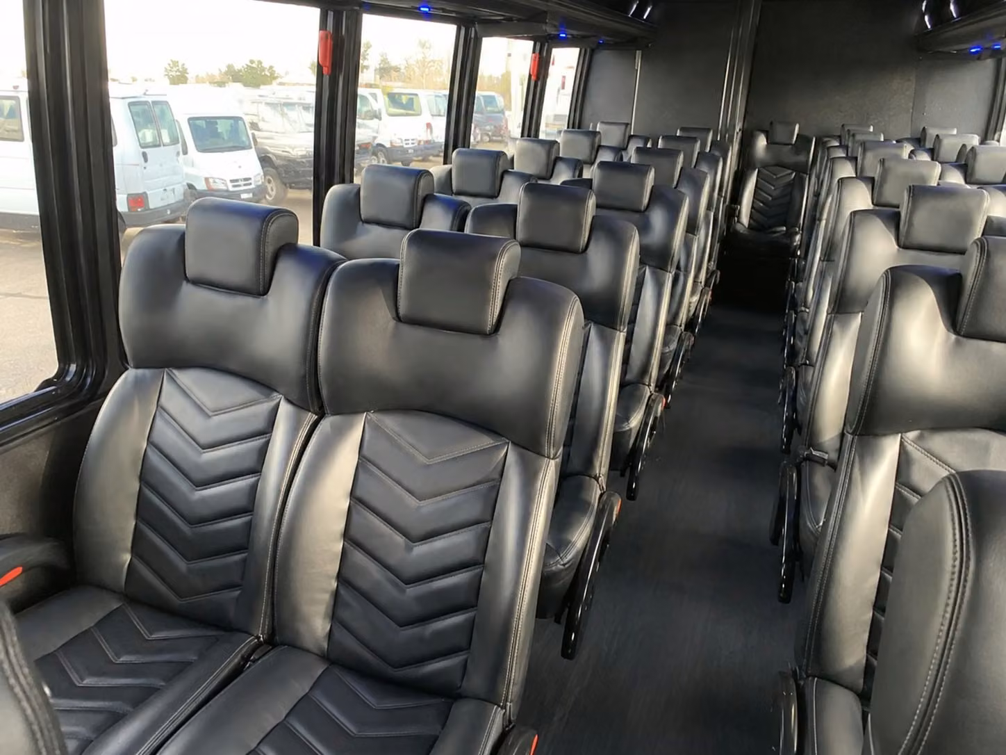 18 passenger minibus inside