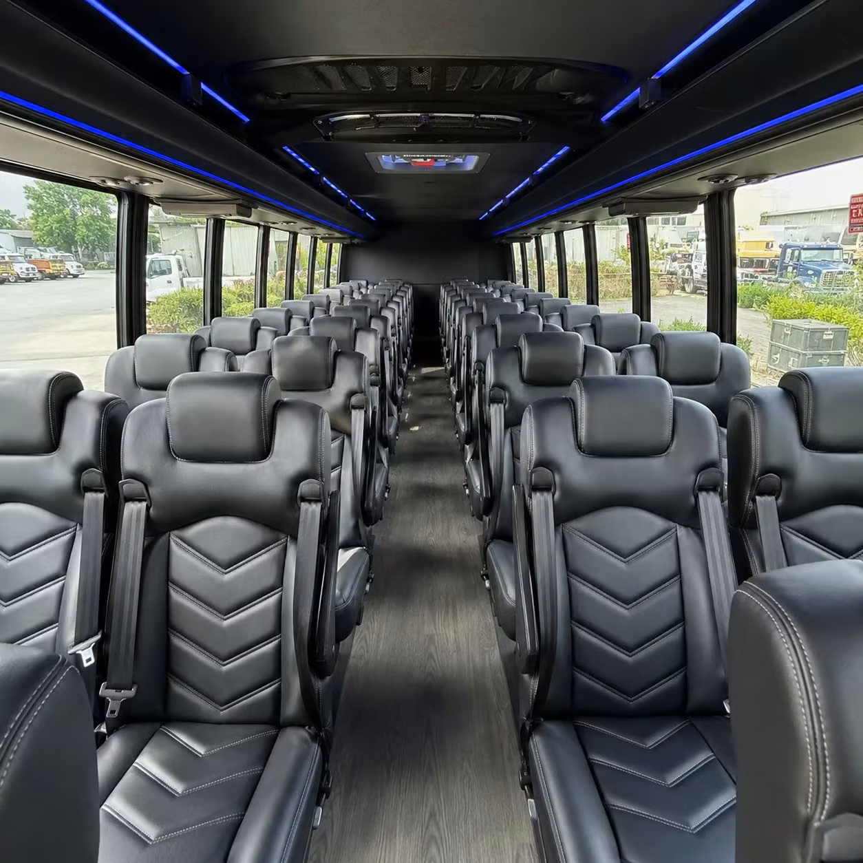 25 passenger minibus inside