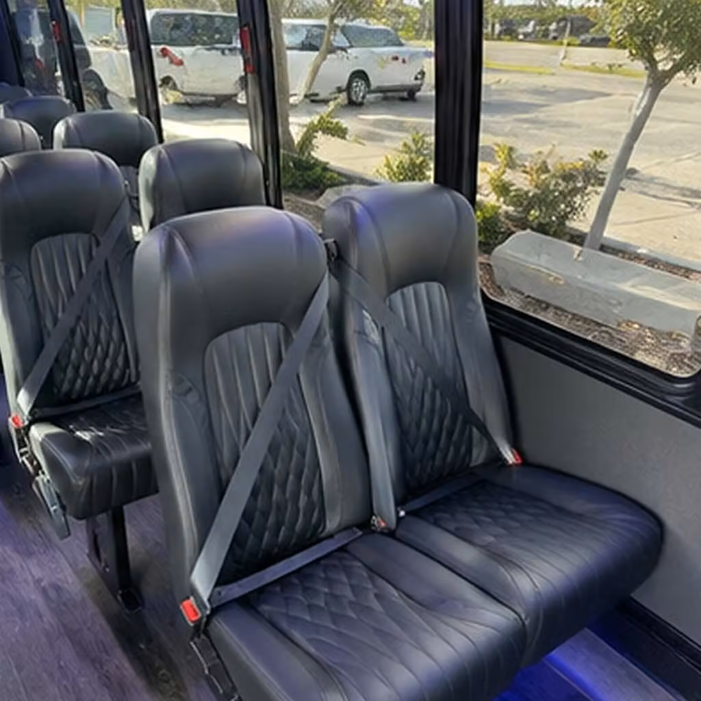 35 passenger minibus interior