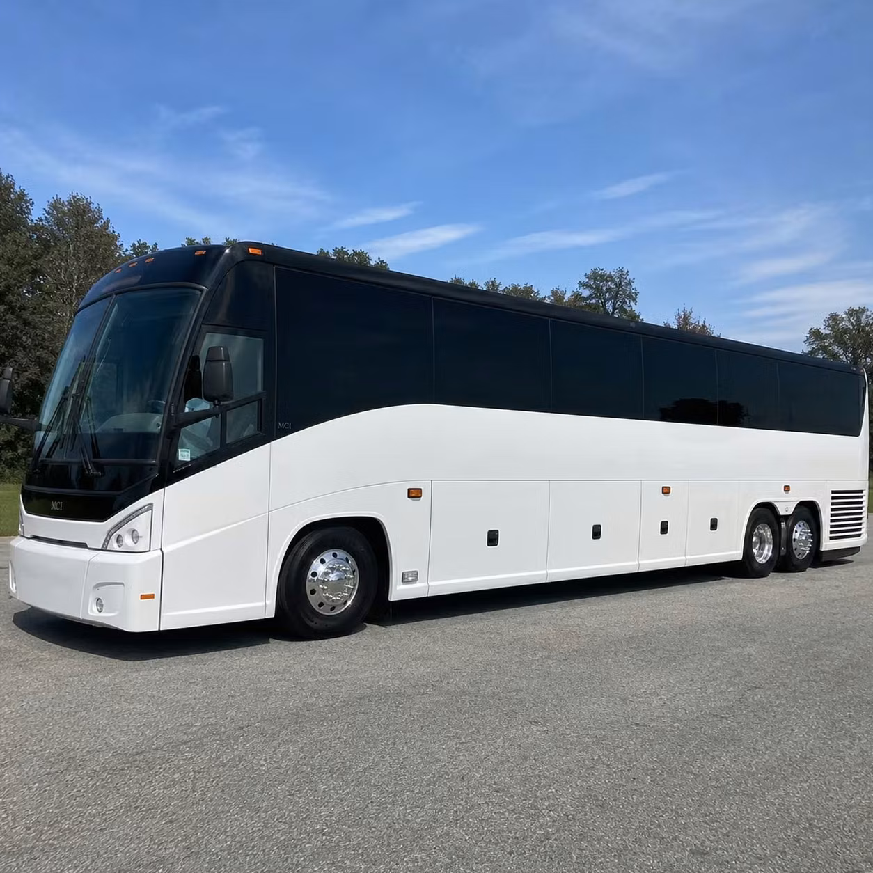 a charter bus makes long distance fan travel to denver sports venues easy