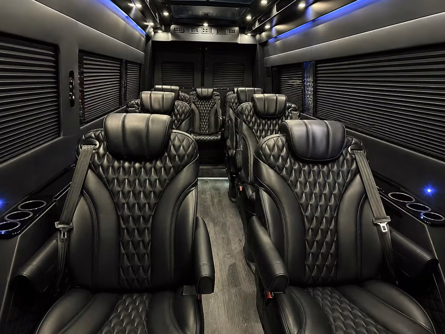 sprinter van with driver inside